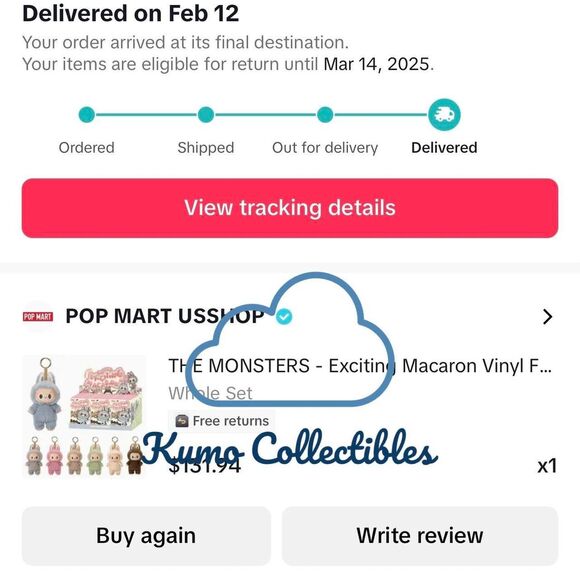 100% Authentic Pop Mart Labubu Exciting Macaron Sesame Bean - Picture 6 of 6